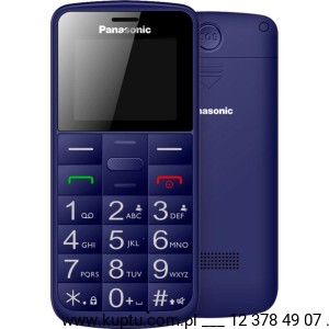 Panasonic KX-TU110EXC, telefon GSM niebieski