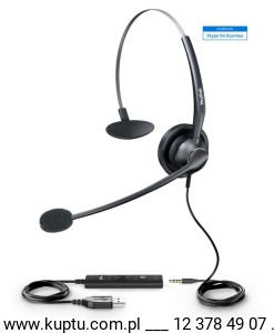 Yealink Słuchawka nagłowna UH33-USB