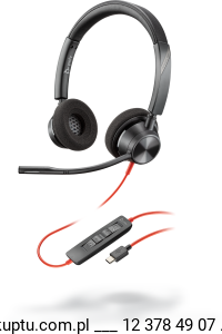 Blackwire 3320 przewodowy zestaw słuchawkowy USB C (213935-01)