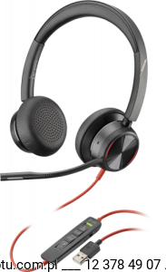 Blackwire 8225 przewodowy zestaw słuchawkowy USB A (214406-01)