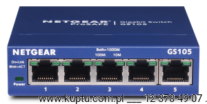 NETGEAR GS105GE switch 5x 10/100/1000
