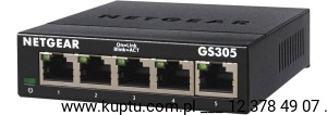 NETGEAR GS305 switch 5x 10/100/1000
