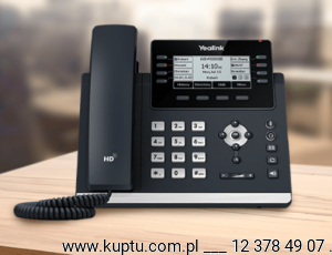 Telefon VoIP Yealink T43U (bez PSU)