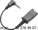 Kabel przyłączeniowy do słuchawek serii HW, jack 3,5mm - M0300 -xx (40845-01)