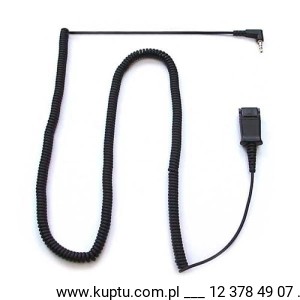 Kabel przyłączeniowy do słuchawek serii HW, jack 2,5mm (70765-01)