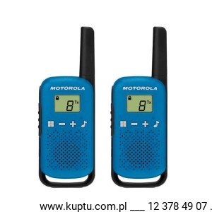 Motorola TLKR T42 radiotelefon niebieski