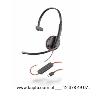 Blackwire 3210 przewodowy zestaw słuchawkowy USB C (209748-101)