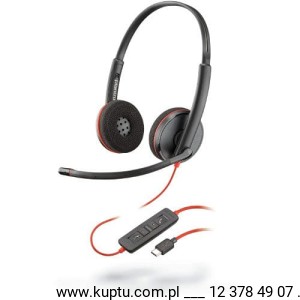 Blackwire 3220 przewodowy zestaw słuchawkowy USB C (209749-201)
