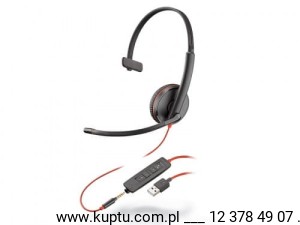 Blackwire 3215 przewodowy zestaw słuchawkowy USB A (209746-201)