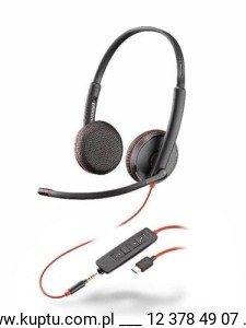 Blackwire 3225 przewodowy zestaw słuchawkowy USB C (209751-201)