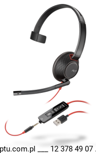 Blackwire 5210 przewodowy zestaw słuchawkowy USB A (207577-03)