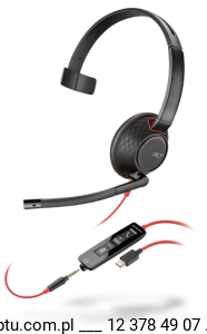 Blackwire 5210 przewodowy zestaw słuchawkowy USB C ( 207587-01)