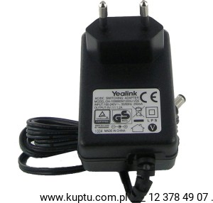 Yealink zasilacz 5VDC 1.2A EU  do SIP-T41/T42