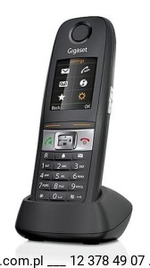Gigaset E630HX, słuchawka DECT z przemysłowym stopniem ochrony IP65